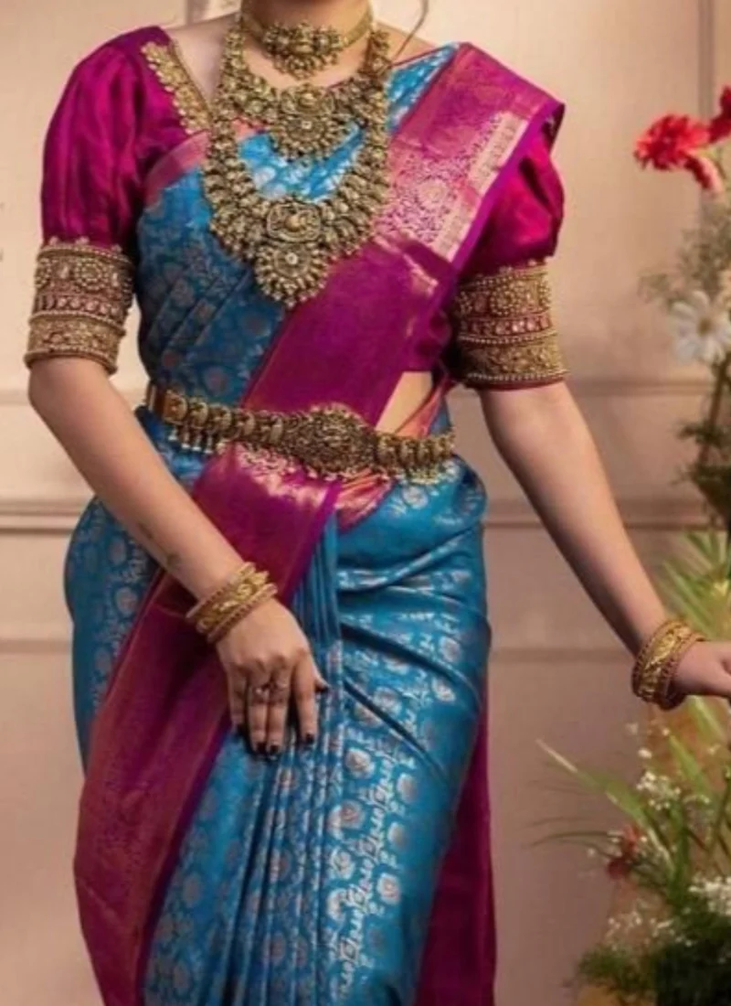 aqua-blue-litchi-silk-zari-jacquard-saree-a-classy-wear-sasprt28801-l.webp